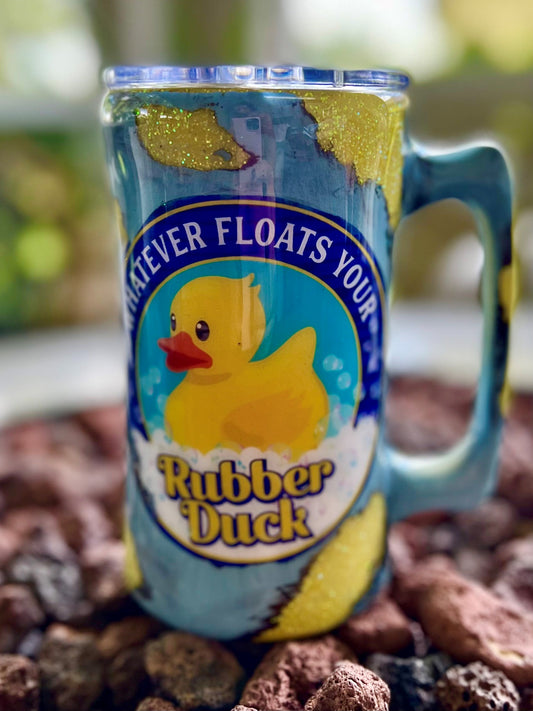 Float Your Duck Peekaboo Glitter Tumbler