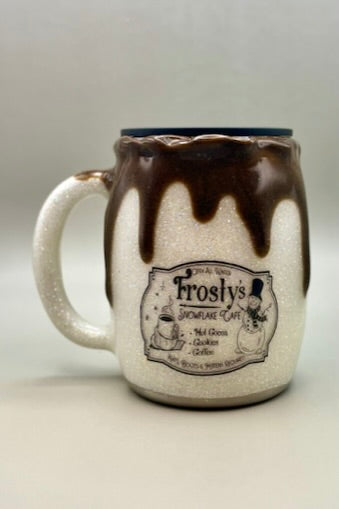 Frosty's Hot Cocoa Glitter Mug