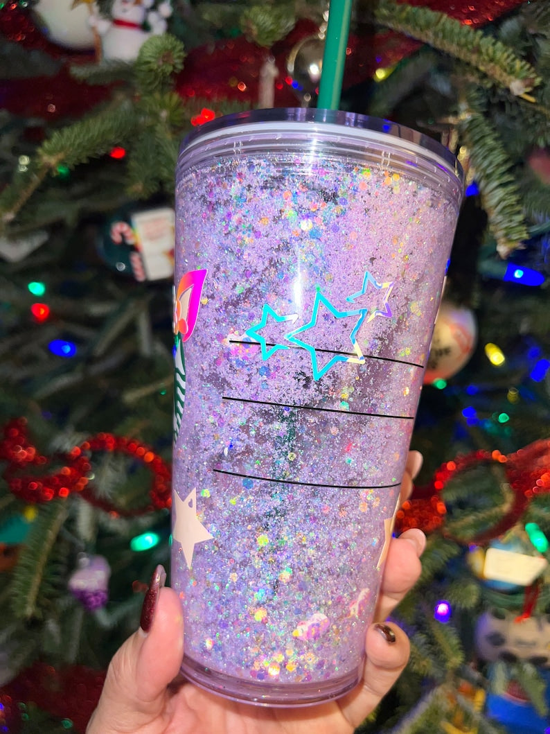 Starbucks Has A Pink Glitter Christmas Ornament That Has Me